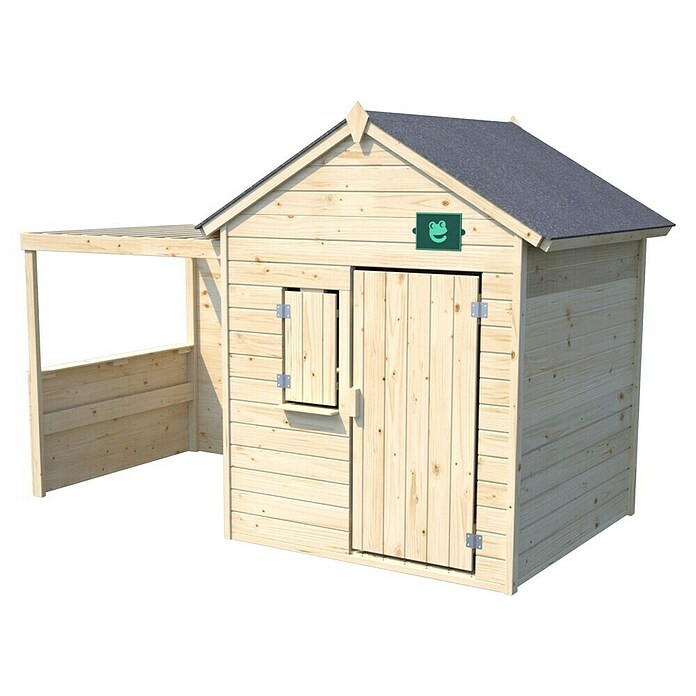 Soulet Spielhaus Alpaga (L x B x H: 240 x 128 x 163 cm, Holz, Natur) | BAUHAUS