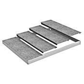 Simonrack Ecoforte Estante adicional Metal (Al x An x Pr: 7 x 120 x 60 cm, Blanco/Galvanizado) | BAUHAUS
