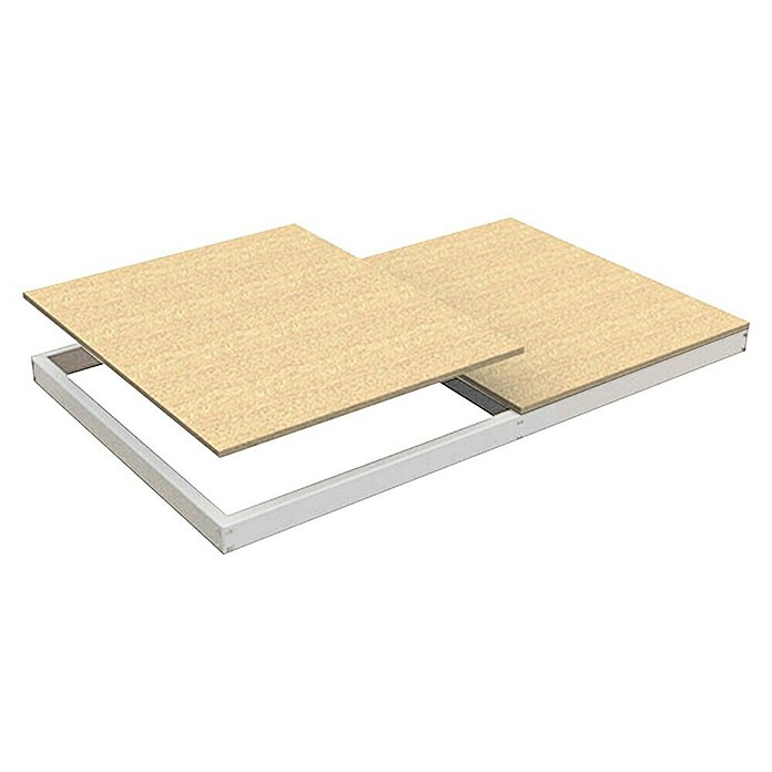 Simonrack Ecoforte Estante adicional Chipboard (An x Pr x Al: 180 x 75 x 7,7 cm, Blanco) | BAUHAUS