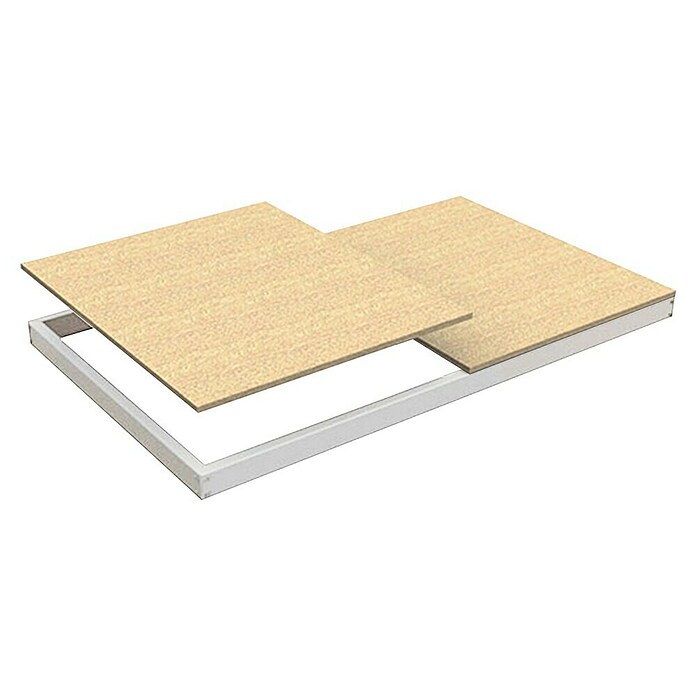 Simonrack Ecoforte Estante adicional Chipboard (An x Pr x Al: 120 x 75 x 7,7 cm, Blanco) | BAUHAUS