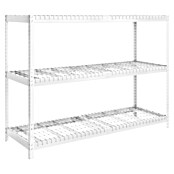 Simonrack Ecoforte Estantería para cargas pesadas Rex (Al x An x Pr: 200 x 180 x 60 cm, Capacidad de carga por balda: 300 kg, Número de baldas: 3 ud., Inserción, Blanco, Bandejas no incluidas) | BAUHAUS