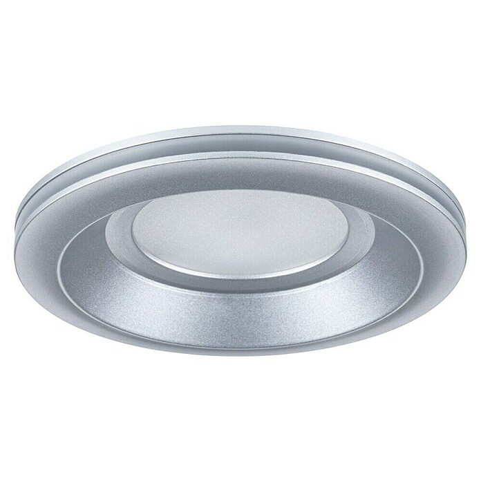 Paulmann Einbauleuchte Sormus (6,5 W, Ø x H: 10 x 3,3 cm, Chrom matt, 1 Stk., Warmweiß) | BAUHAUS