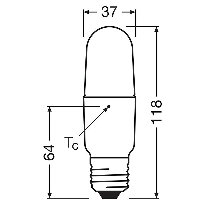 Osram Star LED-Lampe Vintage Glühlampenform E27 (E27, Nicht Dimmbar, Warmweiß, 1 050 lm, 10 W) | BAUHAUS