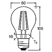 Osram Ledlampen set (E27, Glanzend, Niet dimbaar, Warm wit, 806 lm, 7 W, 6 st.) | BAUHAUS