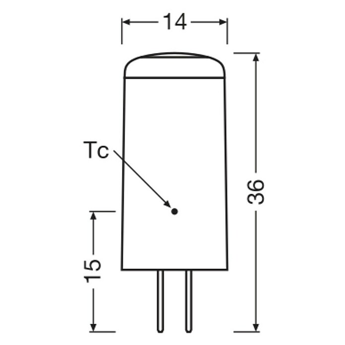 Osram Star LED-Lampe Pin 30 (GY6,35, Nicht Dimmbar, Warmweiß, 300 lm, 2,6 W) | BAUHAUS