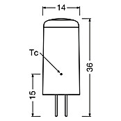 Osram Star LED-Lampe Pin 30 (GY6,35, Nicht Dimmbar, Warmweiß, 300 lm, 2,6 W) | BAUHAUS