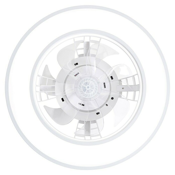 Brilliant Plafondventilator MONDELLO met LED verlichting (Wit, 41,5 cm) | BAUHAUS