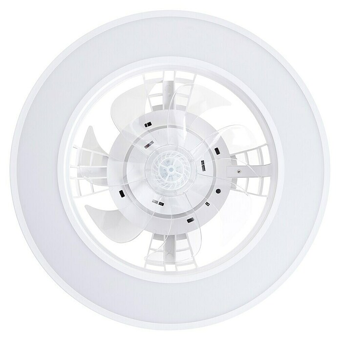 Brilliant Plafondventilator MONDELLO met LED verlichting (Wit, 41,5 cm) | BAUHAUS