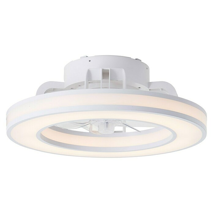 Brilliant Plafondventilator MONDELLO met LED verlichting (Wit, 41,5 cm) | BAUHAUS