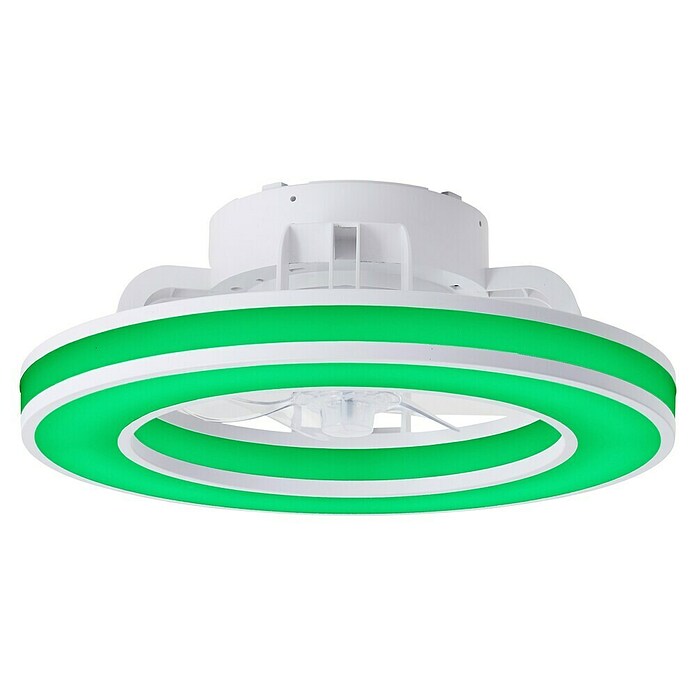 Brilliant Plafondventilator MONDELLO met LED verlichting (Wit, 41,5 cm) | BAUHAUS