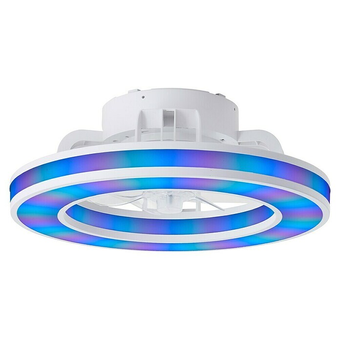Brilliant Plafondventilator MONDELLO met LED verlichting (Wit, 41,5 cm) | BAUHAUS