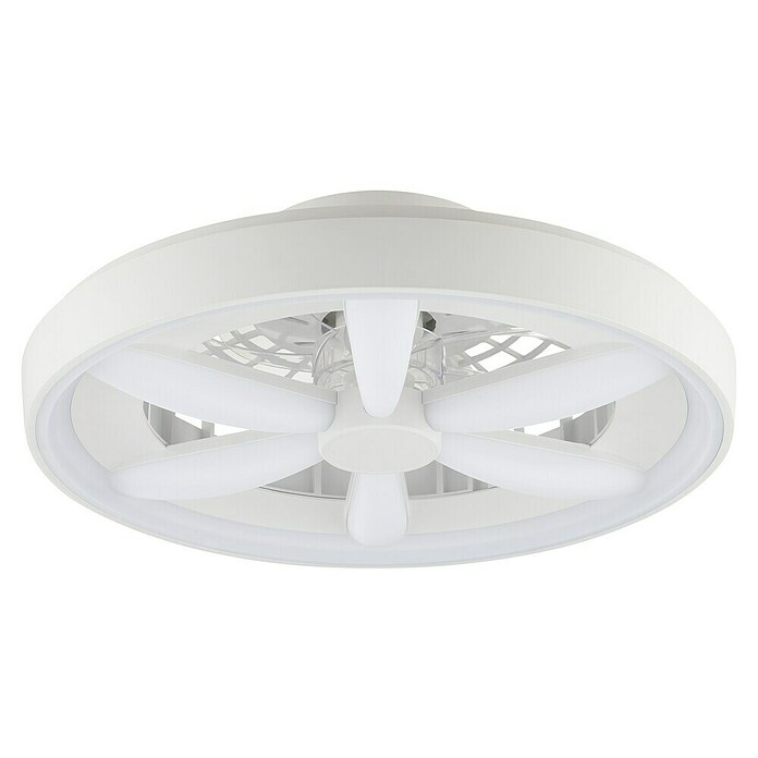 Brilliant Plafondventilator GAIANO met LED verlichting (Wit, 48,2 cm) | BAUHAUS