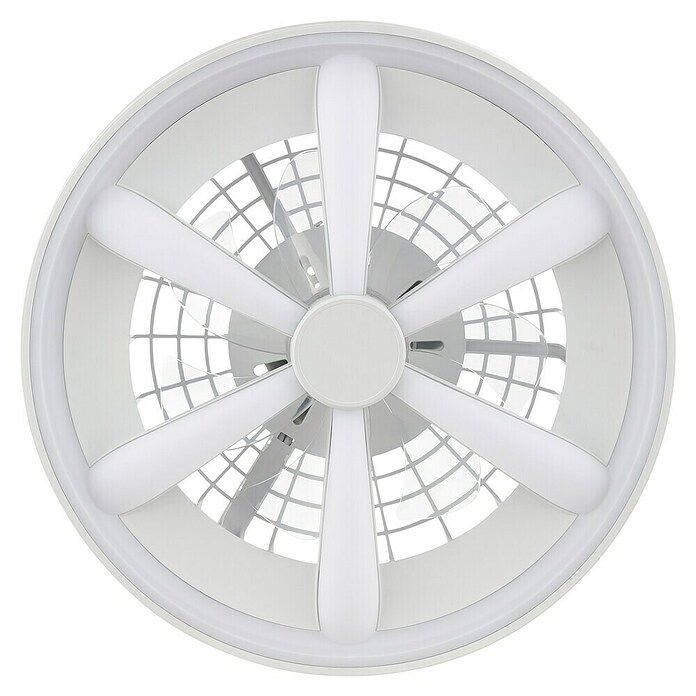 Brilliant Plafondventilator GAIANO met LED verlichting (Wit, 48,2 cm) | BAUHAUS