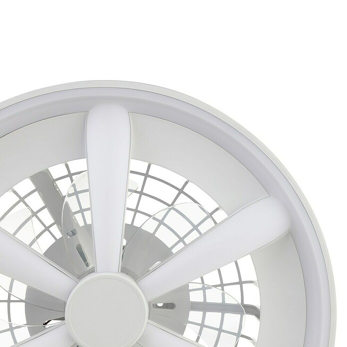 Brilliant Plafondventilator GAIANO met LED verlichting (Wit, 48,2 cm) | BAUHAUS