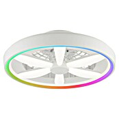 Brilliant Plafondventilator GAIANO met LED verlichting (Wit, 48,2 cm) | BAUHAUS