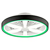 Brilliant Plafondventilator GAIANO met LED verlichting (Zwart, 48,2 cm) | BAUHAUS