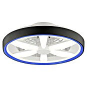 Brilliant Plafondventilator GAIANO met LED verlichting (Zwart, 48,2 cm) | BAUHAUS