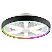 Brilliant Plafondventilator GAIANO met LED verlichting (Zwart, 48,2 cm) | BAUHAUS