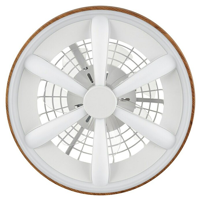 Brilliant Plafondventilator GAIANO met LED verlichting (Hout, 48 cm) | BAUHAUS