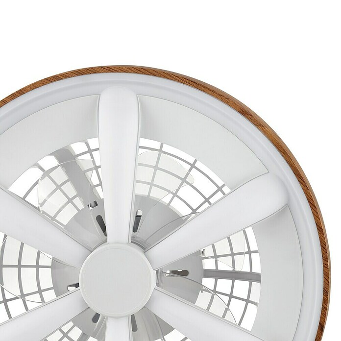 Brilliant Plafondventilator GAIANO met LED verlichting (Hout, 48 cm) | BAUHAUS