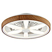 Brilliant Plafondventilator GAIANO met LED verlichting (Hout, 48 cm) | BAUHAUS