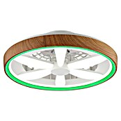 Brilliant Plafondventilator GAIANO met LED verlichting (Hout, 48 cm) | BAUHAUS