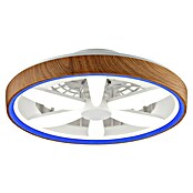 Brilliant Plafondventilator GAIANO met LED verlichting (Hout, 48 cm) | BAUHAUS