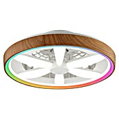 Brilliant Plafondventilator GAIANO met LED verlichting (Hout, 48 cm) | BAUHAUS