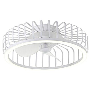 Brilliant Plafondventilator CAPO met LED verlichting (Wit, 48 cm)
