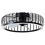 Brilliant Plafondventilator CAPO met LED verlichting (Zwart, 48 cm) | BAUHAUS
