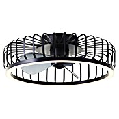 Brilliant Plafondventilator CAPO met LED verlichting (Zwart, 48 cm) | BAUHAUS