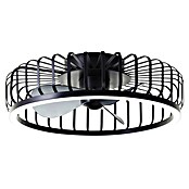 Brilliant Plafondventilator CAPO met LED verlichting (Zwart, 48 cm) | BAUHAUS