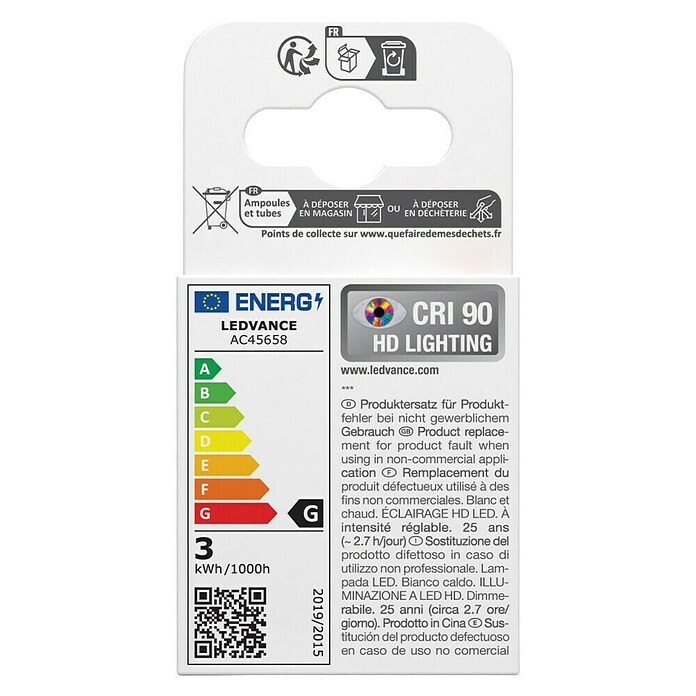 Osram LED-Reflektorlampe Superstar MR11 (3,1 W, Abstrahlwinkel: 30°, Warmweiß)