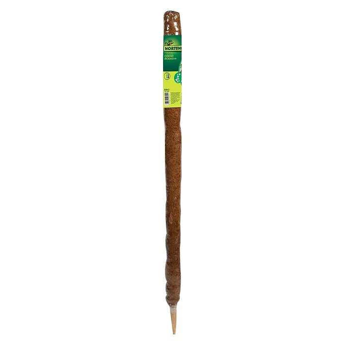 Nortene Tutor de coco - Largo: 150 cm - Palo de fibra de coco para soporte de plantas. Ideal para plantas trepadoras. Proporciona apoyo y fomenta un crecimiento saludable.
