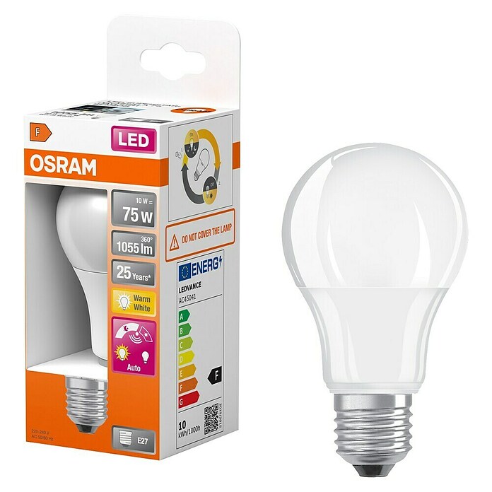 Osram Star LED-Lampe Daylight E27 matt (E27, Nicht Dimmbar, Warmweiß, 1 055 lm, 10 W) | BAUHAUS