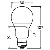 Osram LED-Leuchtmittel Star Classic A 60 (8 W, E27, Kaltweiß, Matt)