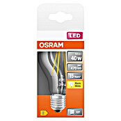 Osram LED-Leuchtmittel Retrofit Classic A (4 W, E27, A60, Warmweiß, Nicht Dimmbar, Klar)