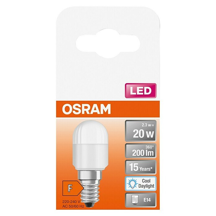 Osram LED-Leuchtmittel Special T26 (E14, 1,4 W, Kaltweiß)