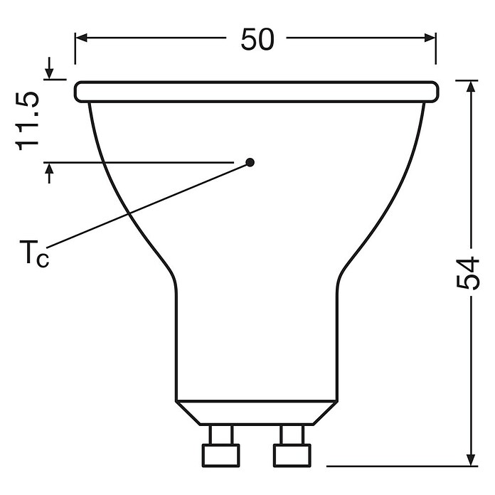 Osram Superstar Ledlamp PAR 16 (GU10, Dimbaar, Koud wit, 350 lm, 3,7 W) | BAUHAUS