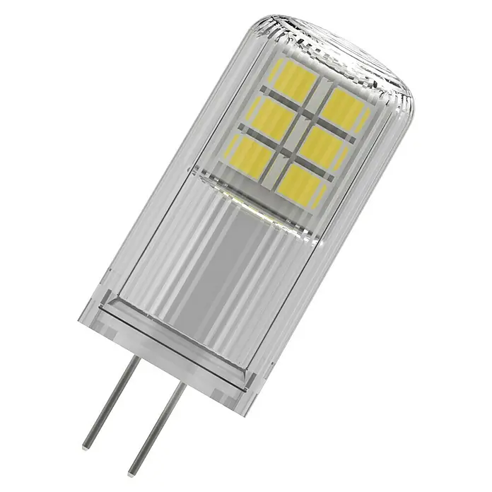 Osram Star LED-Lampe Pin G4 - G4, Nicht Dimmbar, Warmweiß, 300 lm, 2,6 W - Klare, rechteckige G4 LED-Stiftsockellampe mit mehreren warmweißen Chips.
