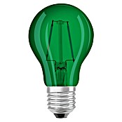 Osram Star LED-Leuchtmittel (1,6 W, E27, Lichtfarbe: Grün, Nicht Dimmbar, Birnenform)