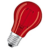 Osram Star LED-Leuchtmittel (1,6 W, E27, Lichtfarbe: Rot, Nicht Dimmbar, Birnenform)