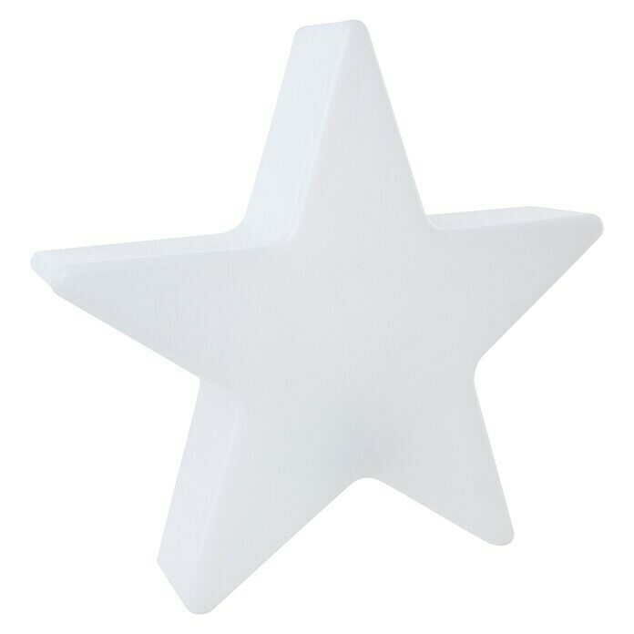 8 Seasons Design Shining LED-Weihnachtsstern Star1 W, Weiß, Durchmesser: 30 cm Front View