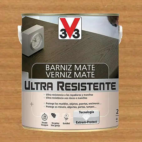V33  Barniz para madera Mate Ultra Resistente