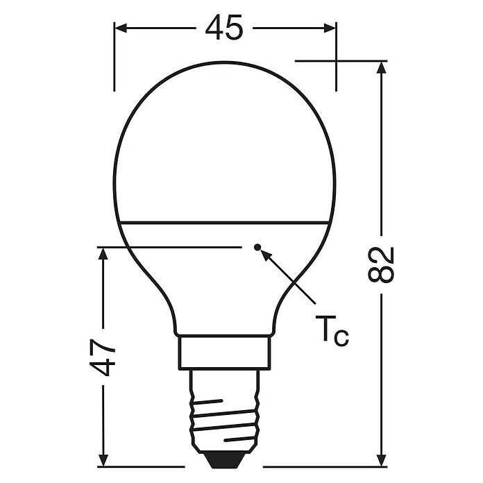 Osram Set LED žarulja  (E14, Bez prigušivanja, Topla bijela, 470 lm, 5,7 W) | BAUHAUS