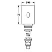 Grohe Urinal-Druckspüler (Passend für: Grohe Rondo Urinal-Druckspüler)