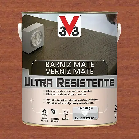 V33  Barniz para madera Mate Ultra Resistente