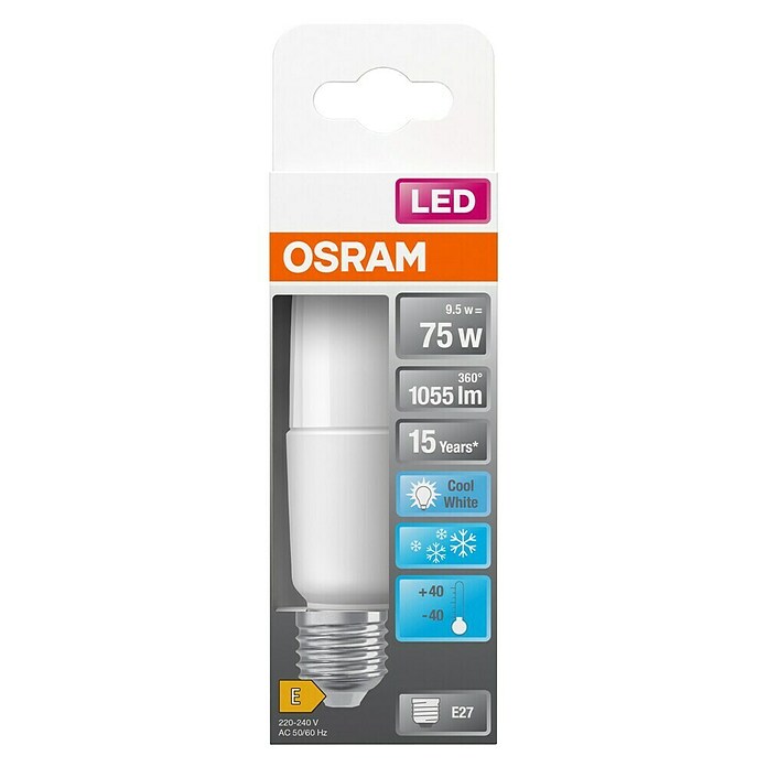 Osram Star LED-Lampe Vintage Glühlampenform E27 (E27, Nicht Dimmbar, Kaltweiß, 1 050 lm, 10 W) | BAUHAUS