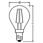 Osram LED svetlobni vir Vintage Edition 1906 kapljičaste oblike E14  (E14, Ni mogoče zatemniti, Toplo bela, 220 lm, 2,5 W) | 3503 - LED Spezial- und dekorative Lampen | CBJG - LED Leuchtmittel | CBJ - Leuchtmittel | CB - Elektroinstallation | C - Elektro | BAUHAUS