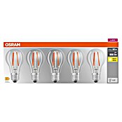 Osram LED-Leuchtmittel Classic A 60 (5 Stk., 7 W, E27, Warmweiß, Klar)